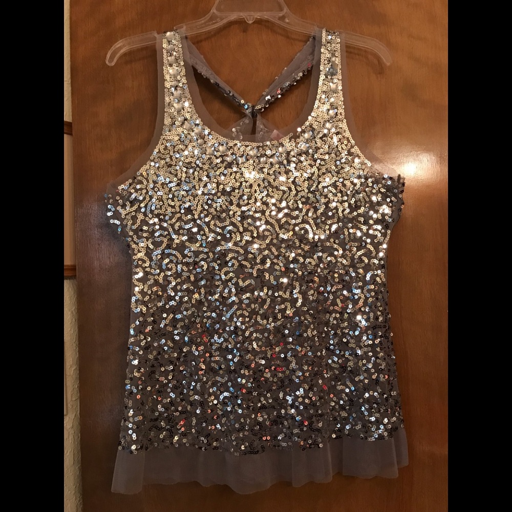 Sequin Silver Blouse